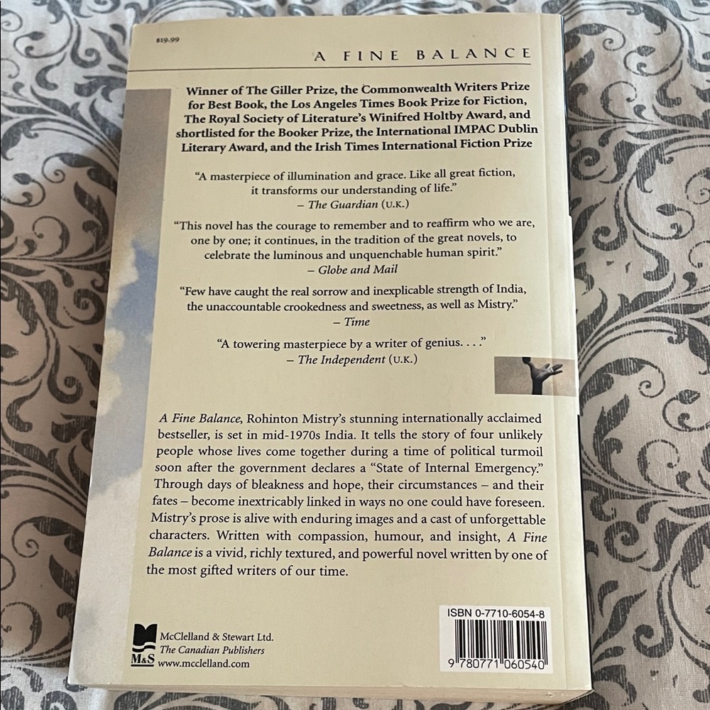 A Fine Balance by Rohinton Mistry - Picture 3 of 5